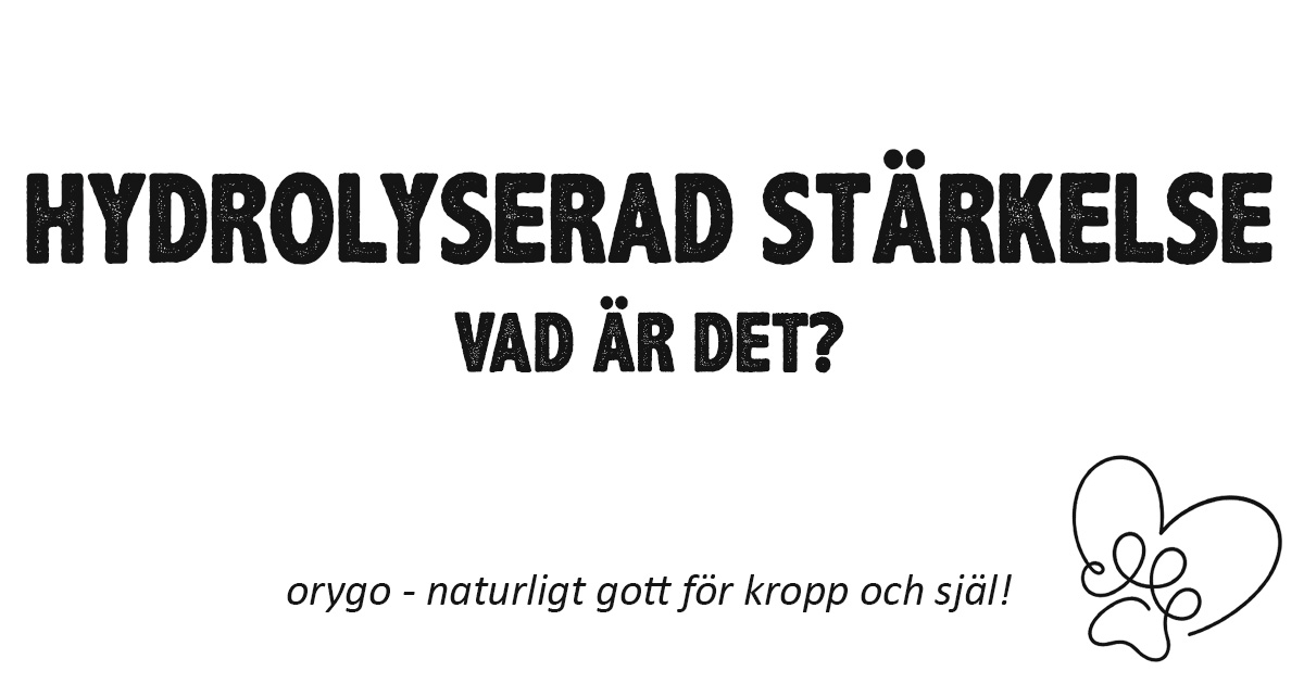 Vad är hydrolyserad stärkelse?