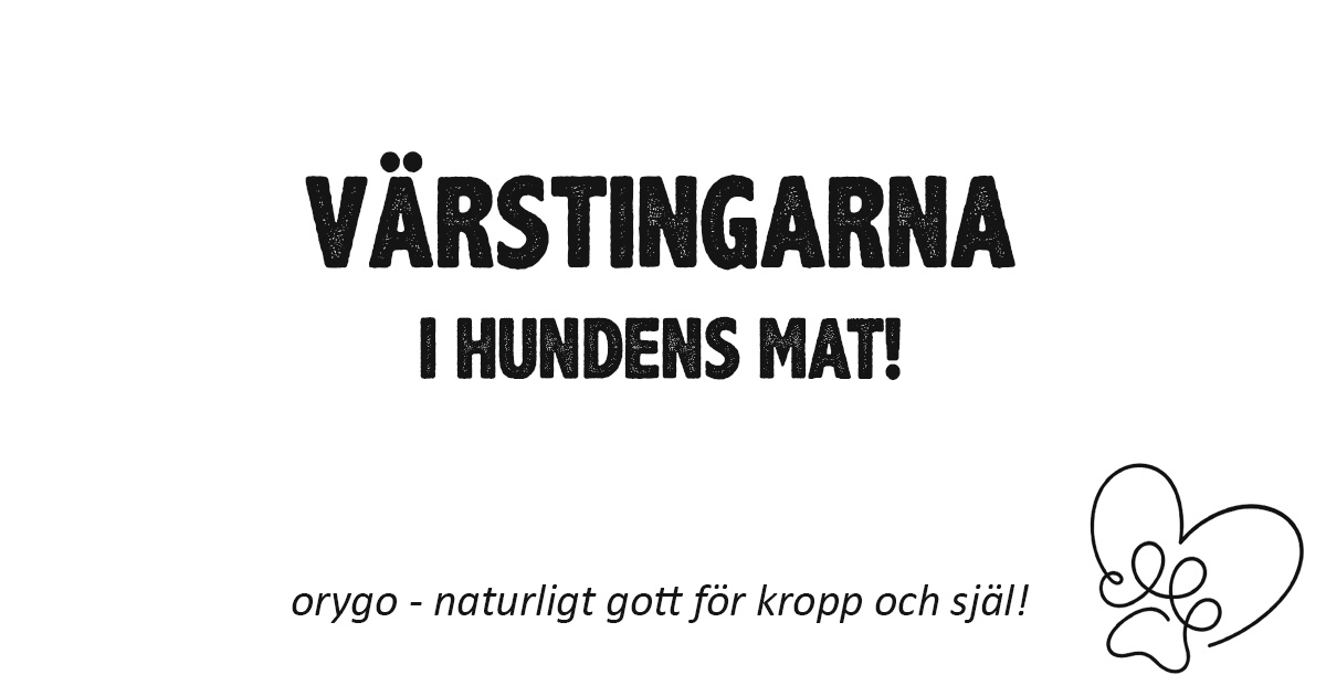 Värstingar i hundmaten